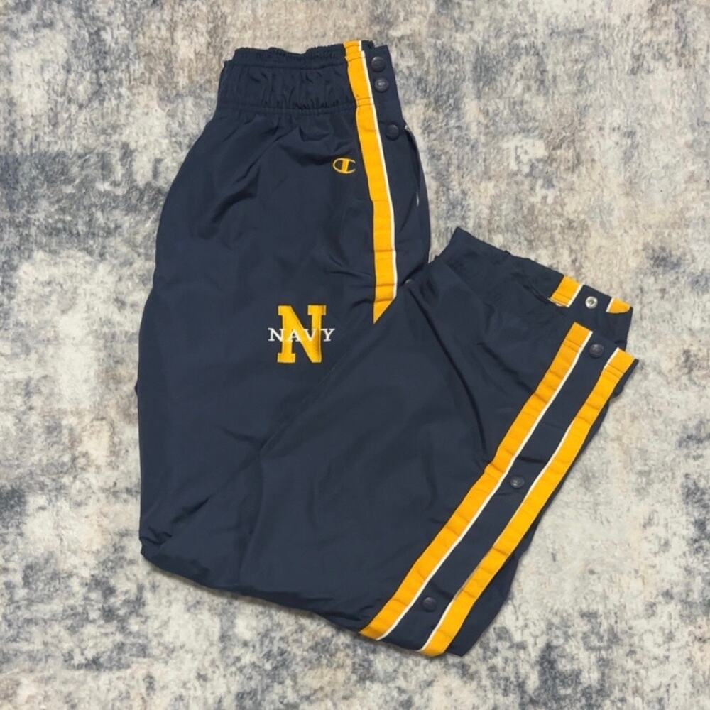 Champion Navy Button Pants Size M